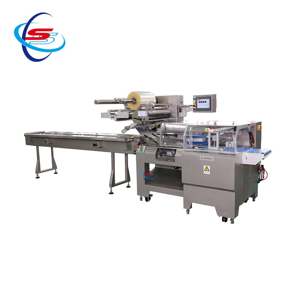 Box motion flow wrapping machine -SZ602W