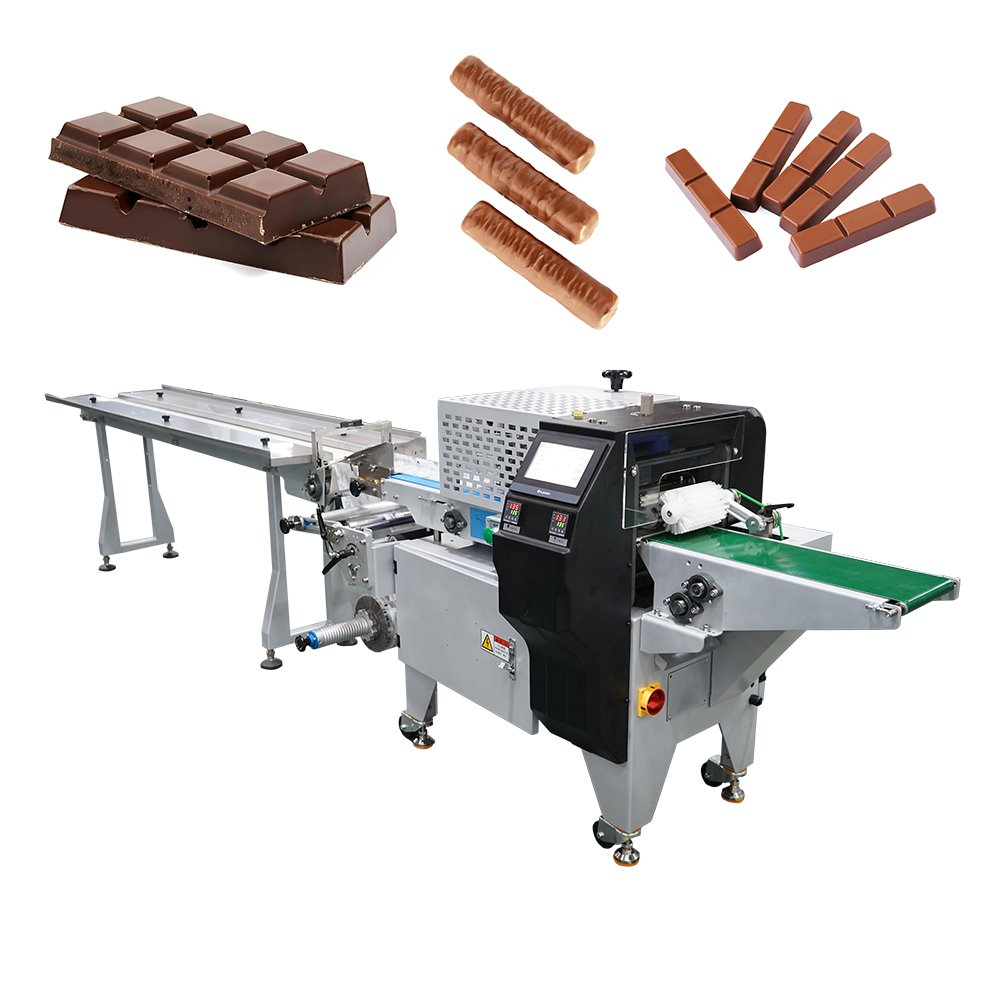 Chocolate Bar Or Slice Or Strip Or Bean Packaging Machine